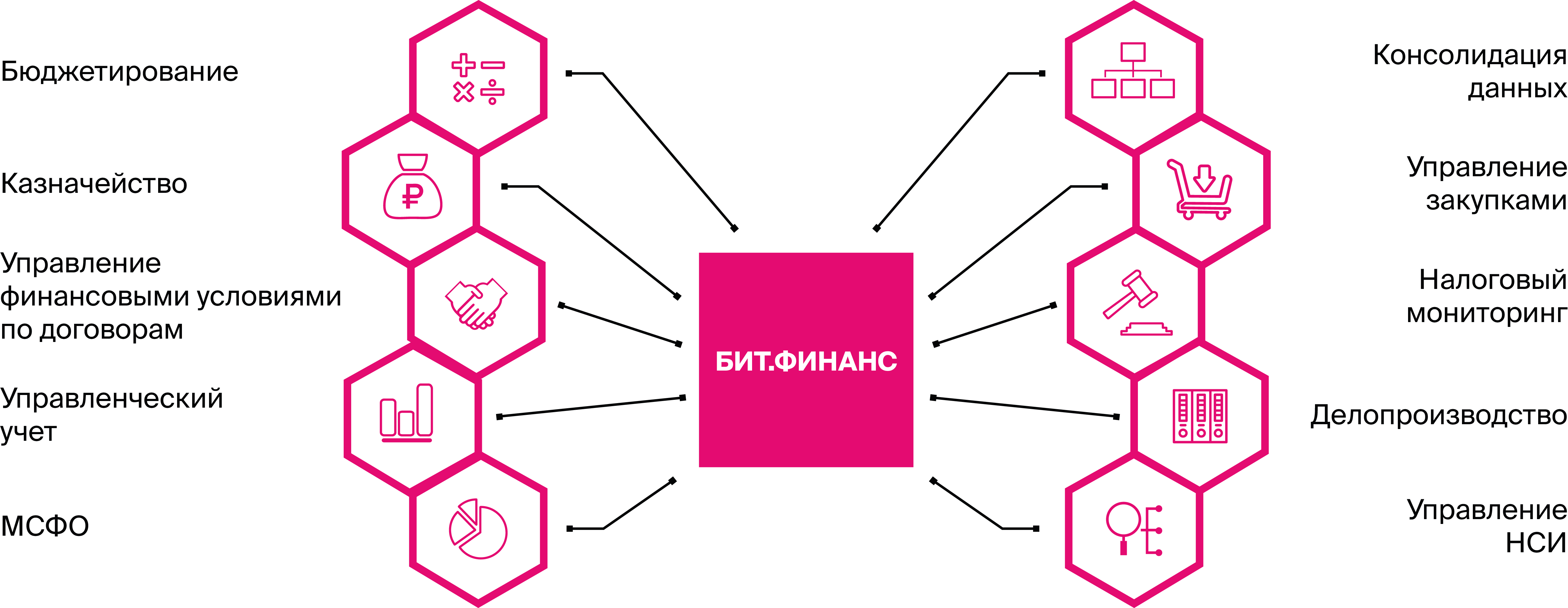 Модули системы Бит.Финанс