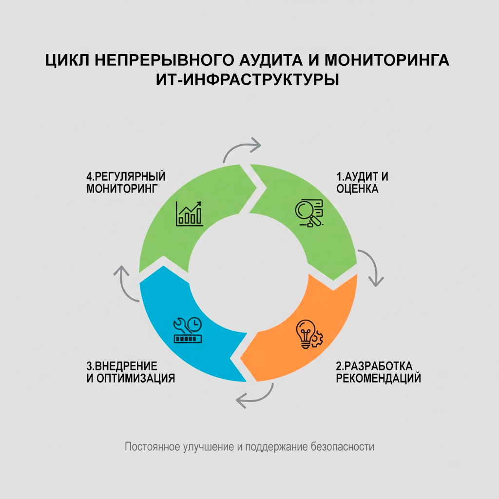 Цикл непрерывного аудита и мониторинга