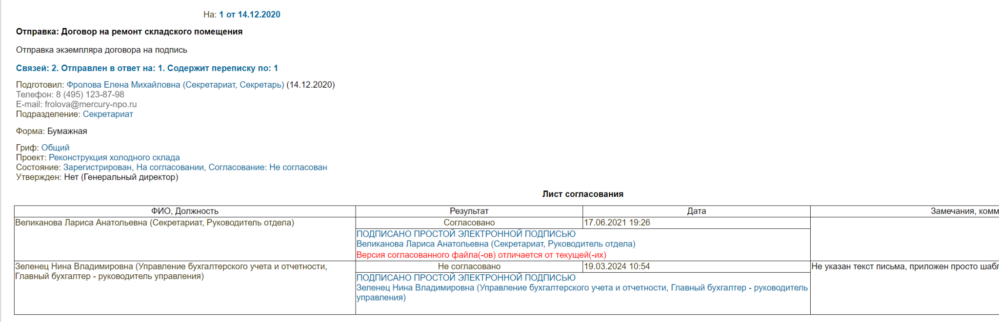 План проекта