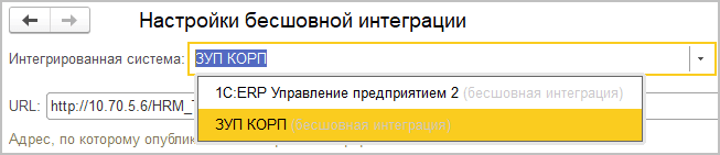 Список интегрированных систем