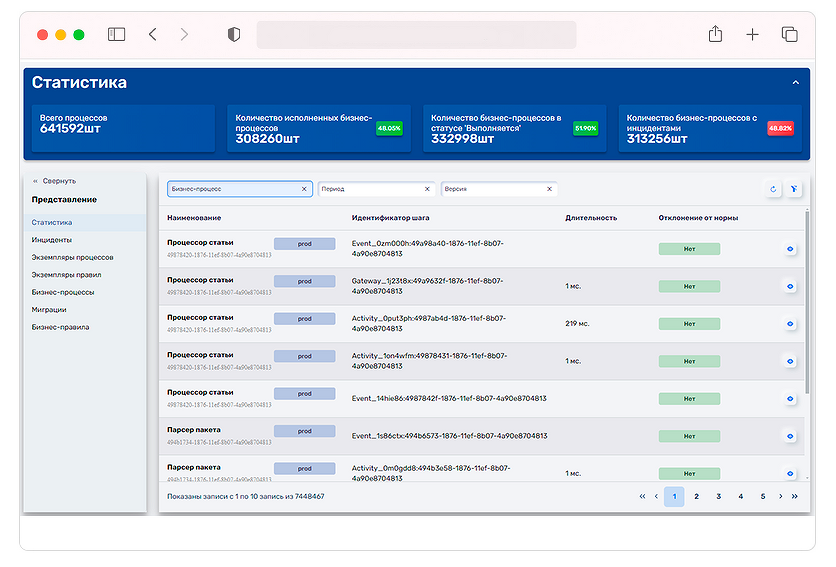 Интерфейс «DIGITAL Q.ERP»