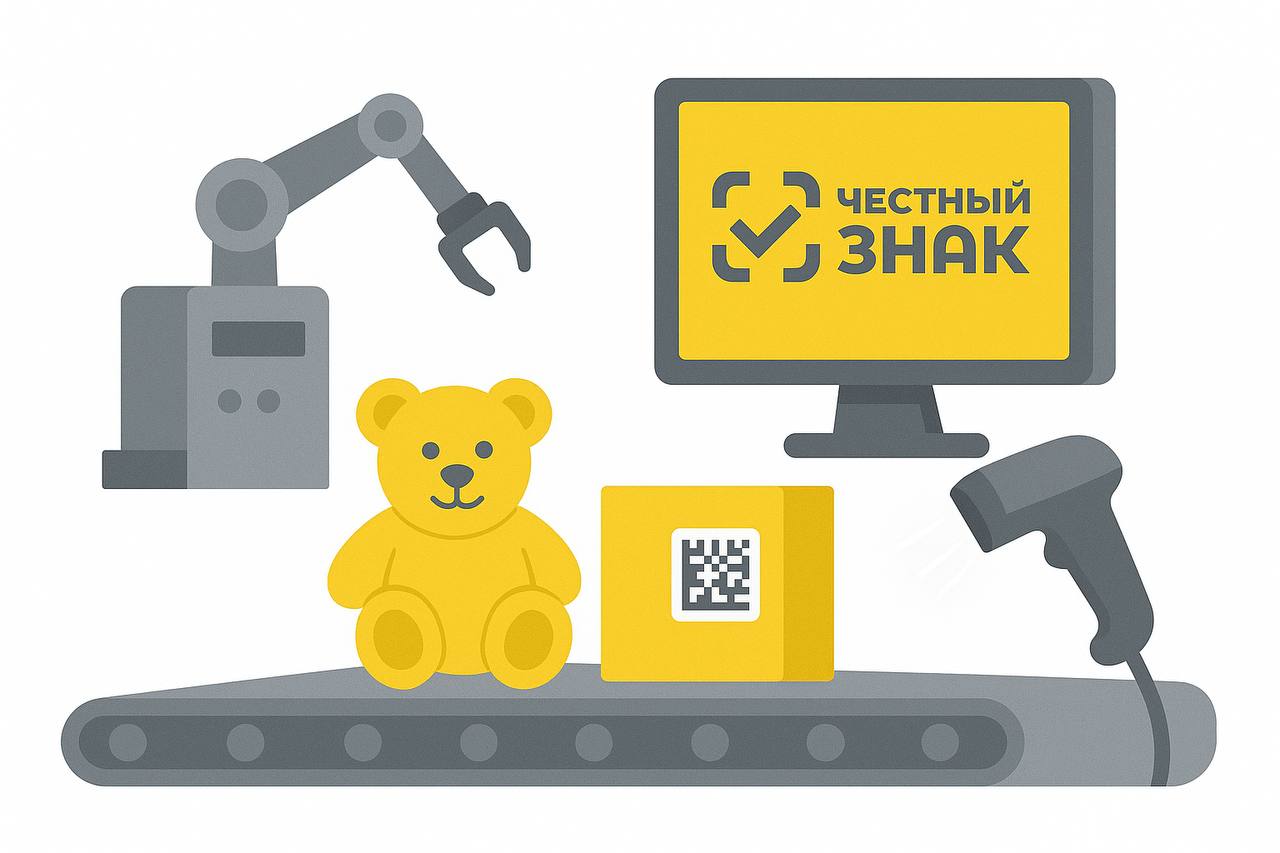 Маркировка игрушек с помощью БИТ.IIoT