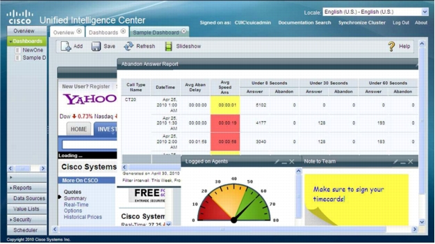 Cisco Unified Intelligence Center
