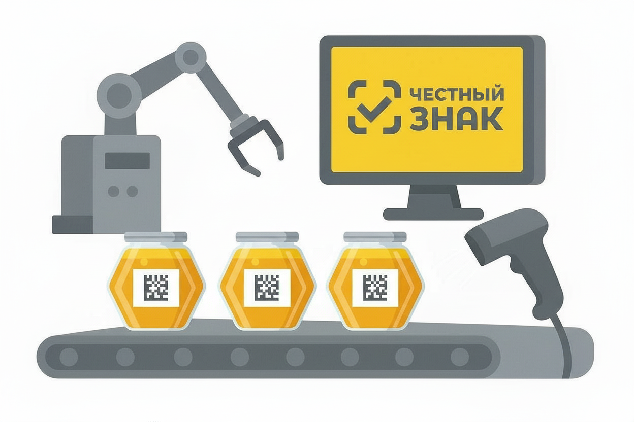 Внедрение маркировки Честный знак на производстве меда