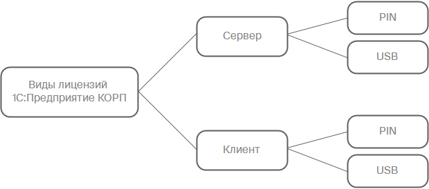 Обмен лицензий проф на корп 1с