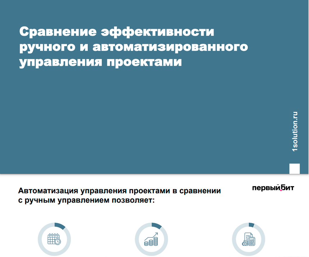 Сравнение эффективности ручного и автоматизированного управления проектами